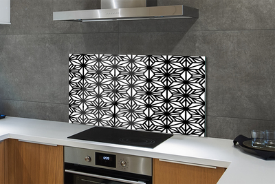 Zidna obloga za kuhinju Floral geometrijski vzorec