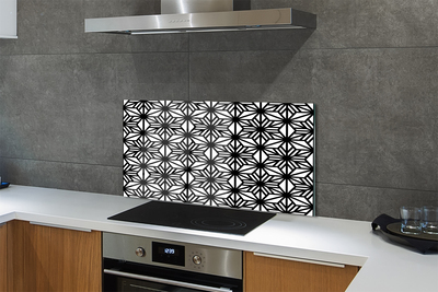 Zidna obloga za kuhinju Floral geometrijski vzorec