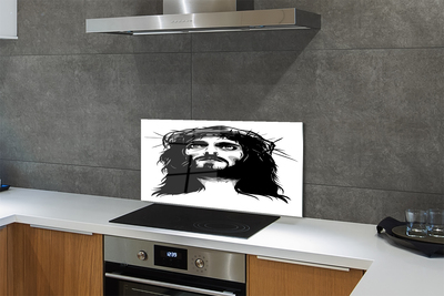 Stenska plošča za kuhinjo Slika jezusa