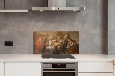 Stenska plošča za kuhinjo Križan jezus