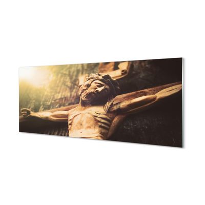 Stenska plošča za kuhinjo Jezus iz lesa