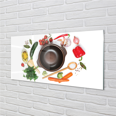 Zidna obloga za kuhinju Spoon paradižnik peteršilj
