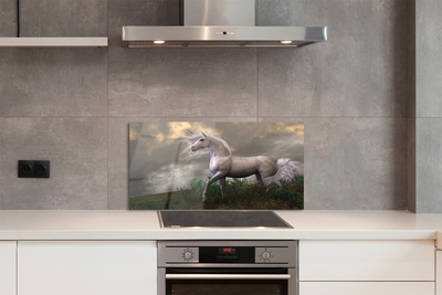 Stenska plošča za kuhinjo Unicorn oblaki