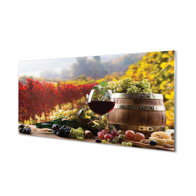 Zidna obloga za kuhinju Jesen vino steklo