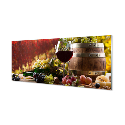 Zidna obloga za kuhinju Jesen vino steklo