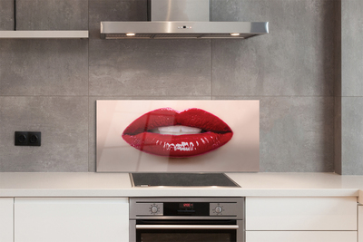 Zidna obloga za kuhinju Rdeče ustnice