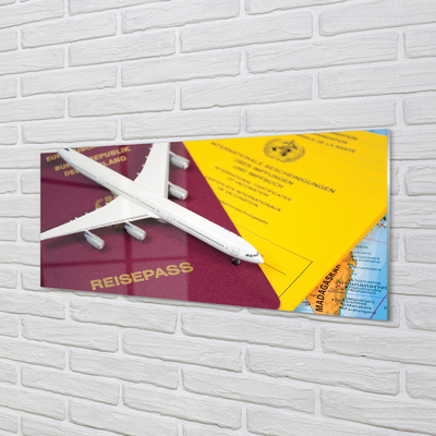 Zidna obloga za kuhinju Plane map potni list