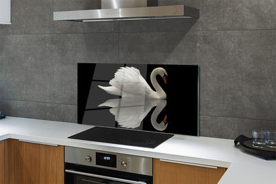 Stenska plošča za kuhinjo Swan v noči