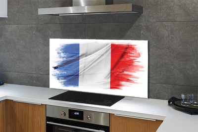 Stenska plošča za kuhinjo Zastavo francije