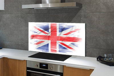 Stenska plošča za kuhinjo Zastava velike britanije