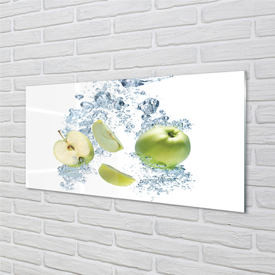 Zidna obloga za kuhinju Voda jabolko narezano