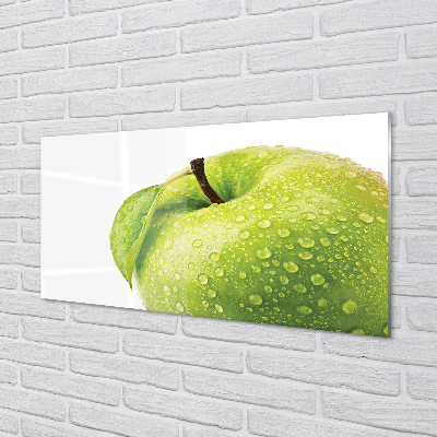 Zidna obloga za kuhinju Apple green vodnih kapljic