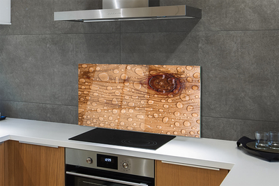 Zidna obloga za kuhinju Kapljice vode lesa