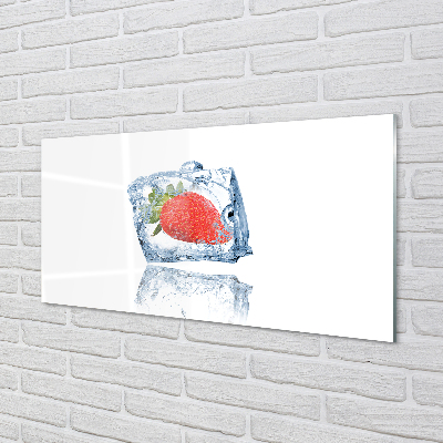 Zidna obloga za kuhinju Strawberry ledena kocka