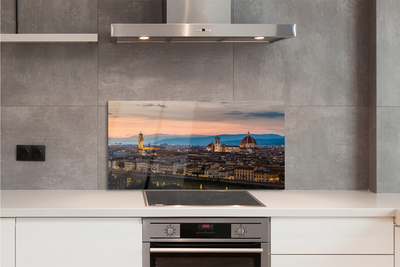 Stenska plošča za kuhinjo Italija panorama cathedral gore