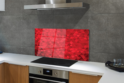 Zidna obloga za kuhinju Red trikotniki vzorec