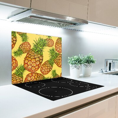 Steklena podloga za rezanje Ananas