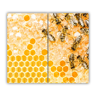 Steklena podloga za rezanje Delajo čebele