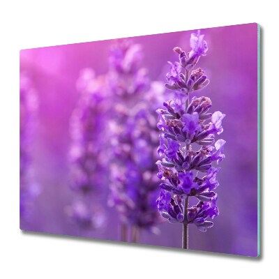 Steklena podloga za rezanje Lavender
