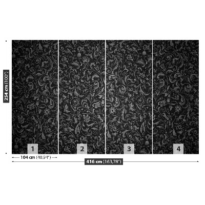 Stenska fototapeta Cvetlični vzorec