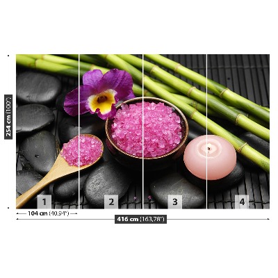 Stenska fototapeta Orchid zen stone