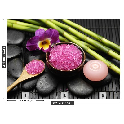 Stenska fototapeta Orchid zen stone