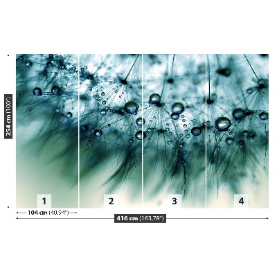 Stenska fototapeta Dandelion blue