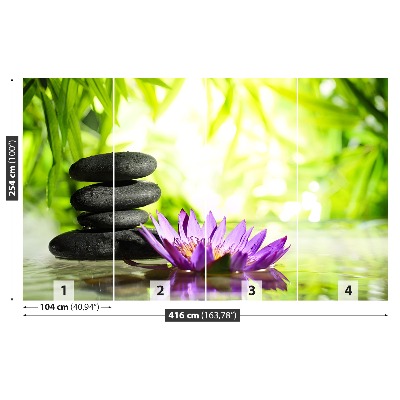 Stenska fototapeta Lotus in zen stone