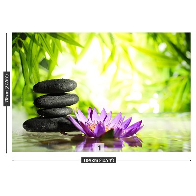 Stenska fototapeta Lotus in zen stone