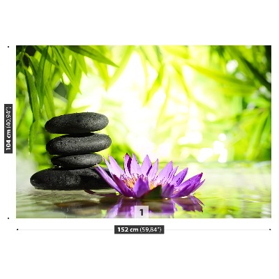 Stenska fototapeta Lotus in zen stone