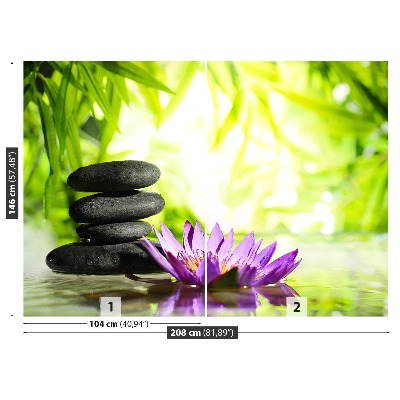 Stenska fototapeta Lotus in zen stone