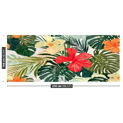 Stenska fototapeta Hawaiian rastline