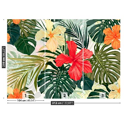 Stenska fototapeta Hawaiian rastline