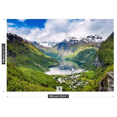 Fototapeta Fjord na norveškem