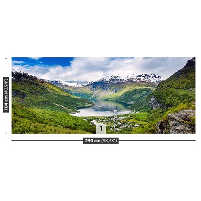 Fototapeta Fjord na norveškem