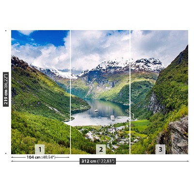 Fototapeta Fjord na norveškem