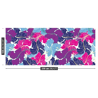 Stenska fototapeta Hibiskus