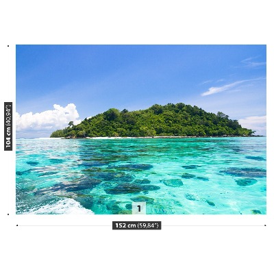 Fototapeta Blue paradise island