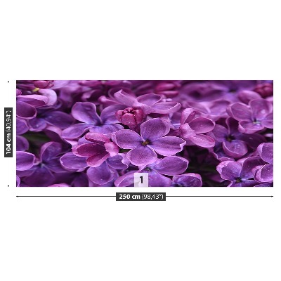 Stenska fototapeta Rdeče rože