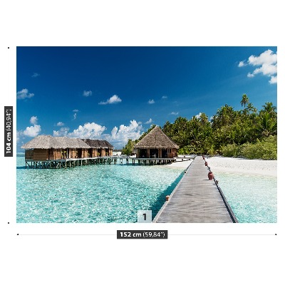 Fototapeta Beach maldivi