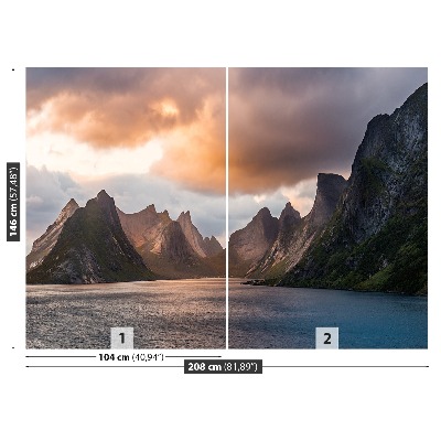 Fototapeta Lofoten norveška