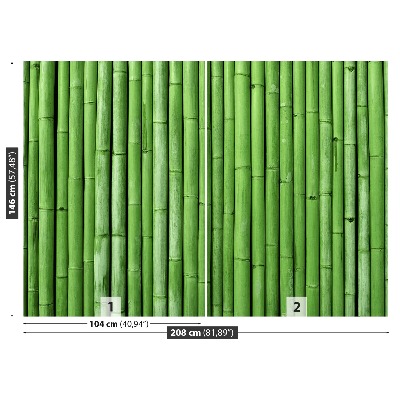 Stenska fototapeta Bamboo green