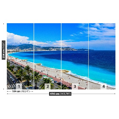 Fototapeta Plaža nica francija