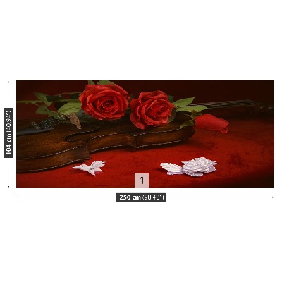 Stenska fototapeta Violina roses