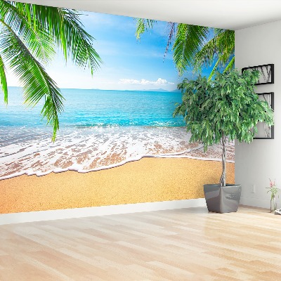 Fototapeta Palm in plaža