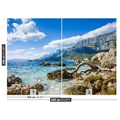 Stenska fototapeta Hrvaška morje