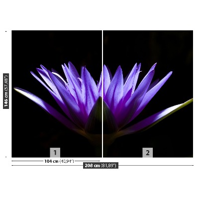 Stenska fototapeta Purple lotus