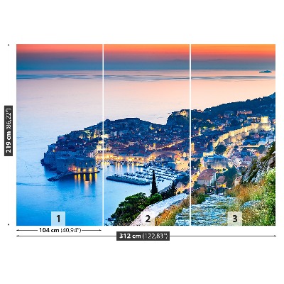 Stenska fototapeta Dubrovnik, hrvaška