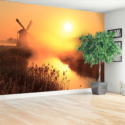 Stenska fototapeta Sonce windmill