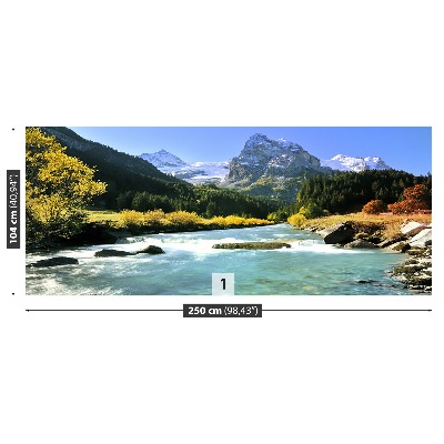 Stenska fototapeta Swiss alps